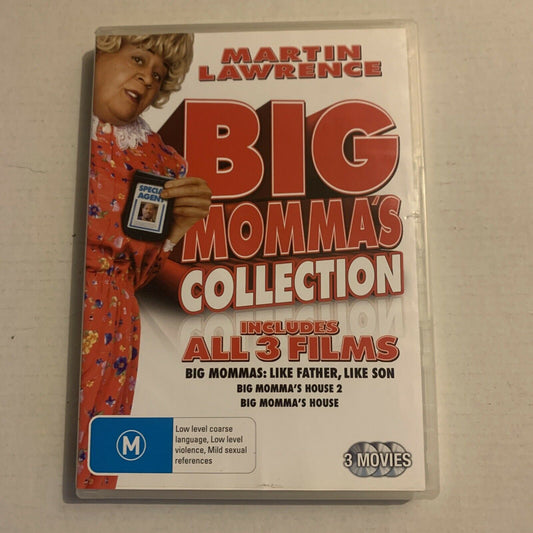Big Mommas House Collection - Includes All 3 Films (DVD, 2011, 3-Disc) Region 4