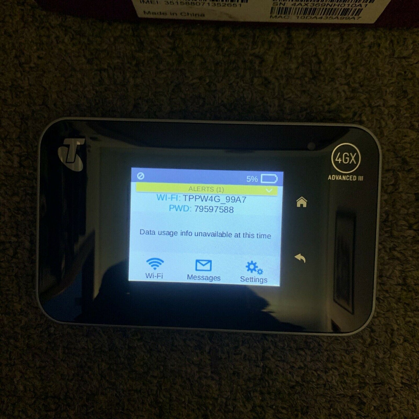 Telstra Netgear Aircard AC810S 4GX Advanced III Mobile WIFI Modem Telstra Locked