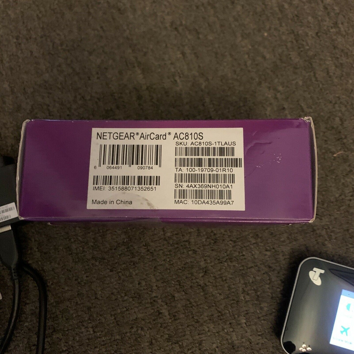 Telstra Netgear Aircard AC810S 4GX Advanced III Mobile WIFI Modem Telstra Locked