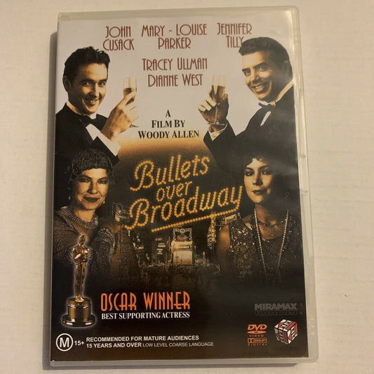 Bullets Over Broadway (DVD, 1994) Woody Allen, John Cusack.  Region 4