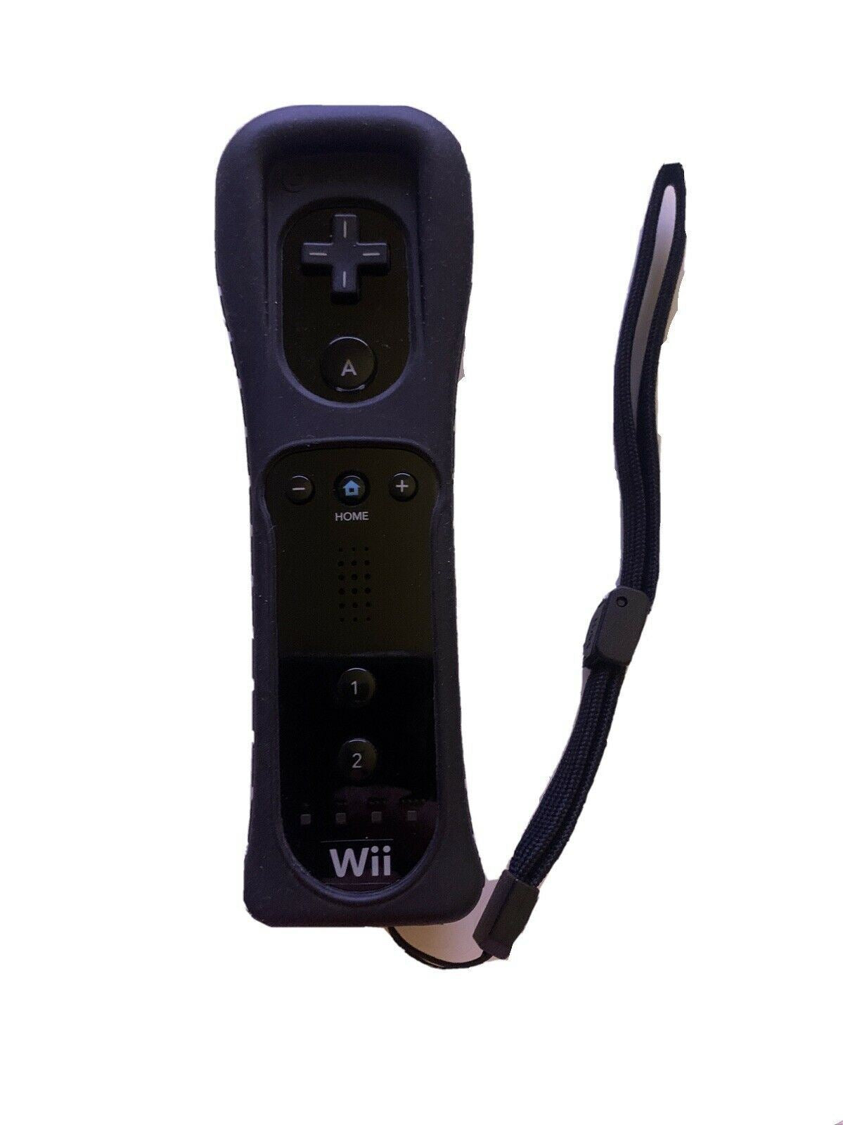 Genuine Official Nintendo Wii Black Remote Controller RVL-003 Wiimote w Cover