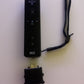 Official Nintendo Wii Remote with Motion Plus Wiimote Black + Rubber Case