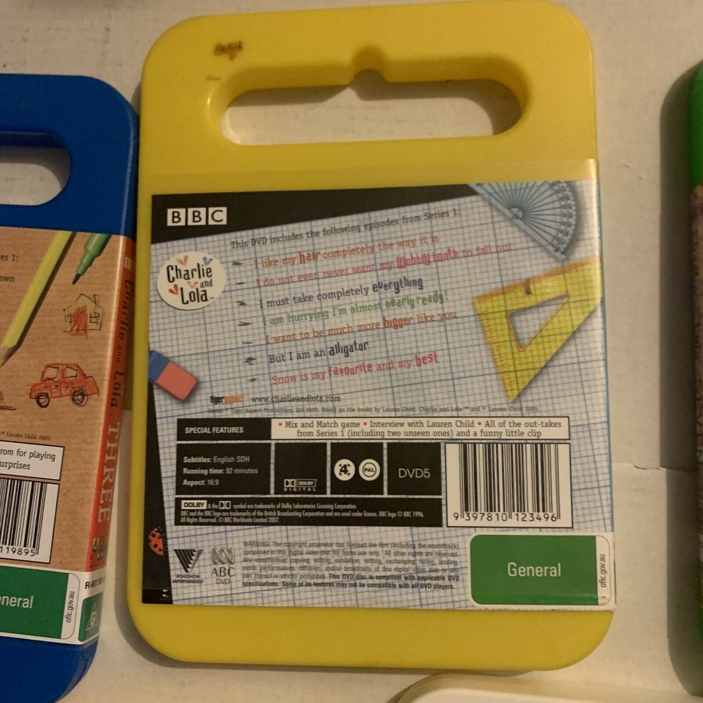 5x Charlie & Lola - I Am Really Concentrating, Series 3,4,7,8 DVD Region 4