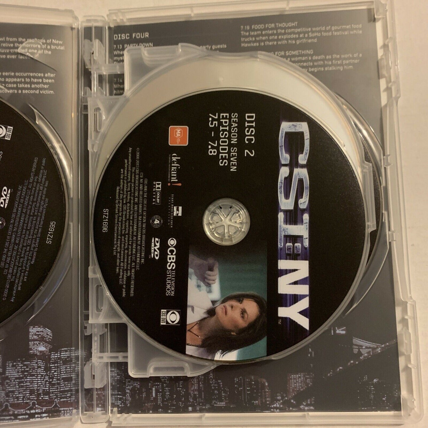 CSI : NY : Season 7 (DVD, 2013, 6-Disc Set) Carmine Giovinazzo, Gary Sinise