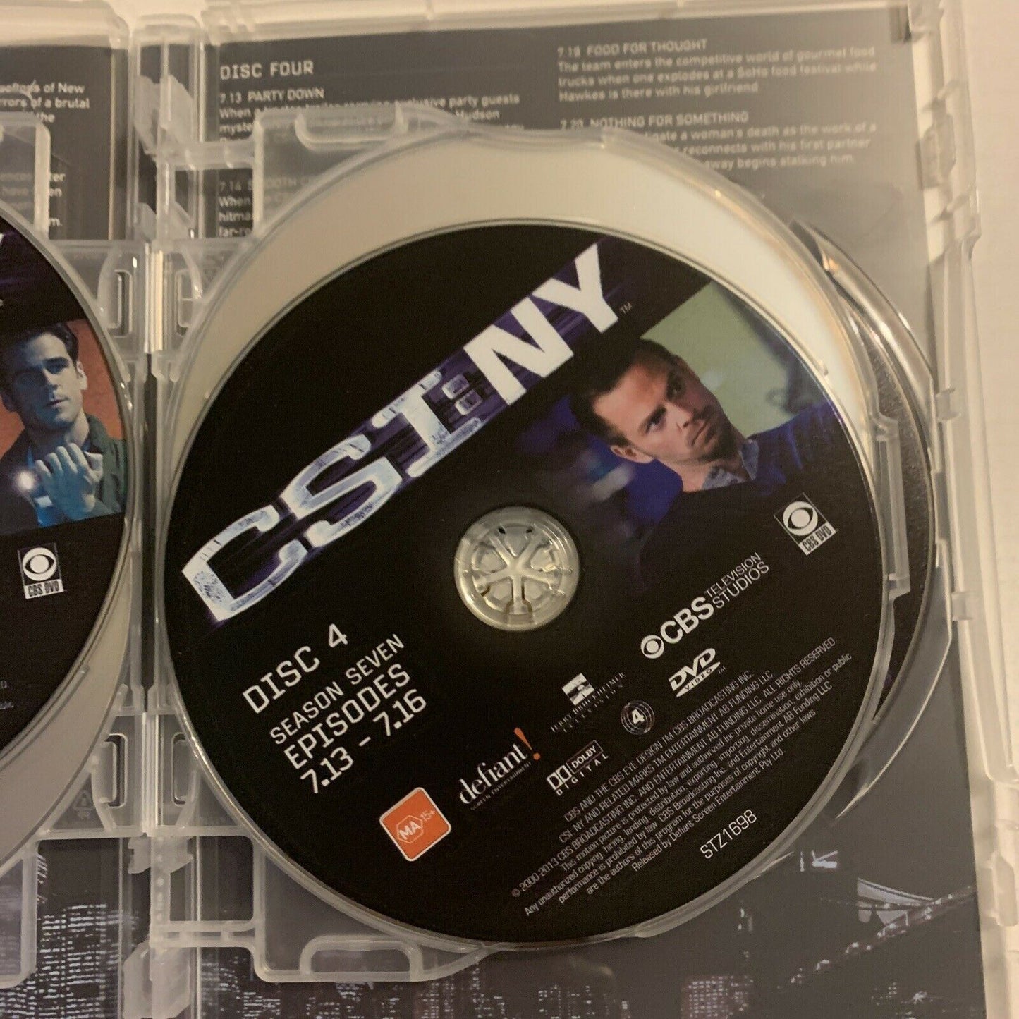 CSI : NY : Season 7 (DVD, 2013, 6-Disc Set) Carmine Giovinazzo, Gary Sinise