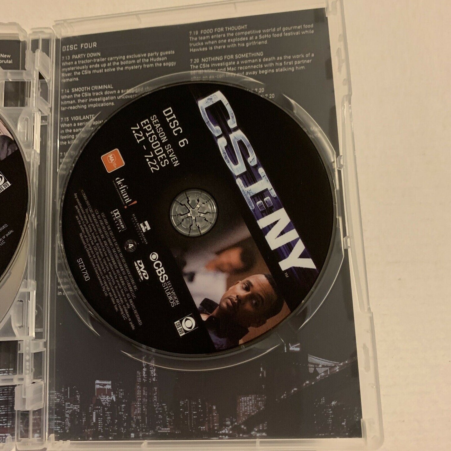 CSI : NY : Season 7 (DVD, 2013, 6-Disc Set) Carmine Giovinazzo, Gary Sinise