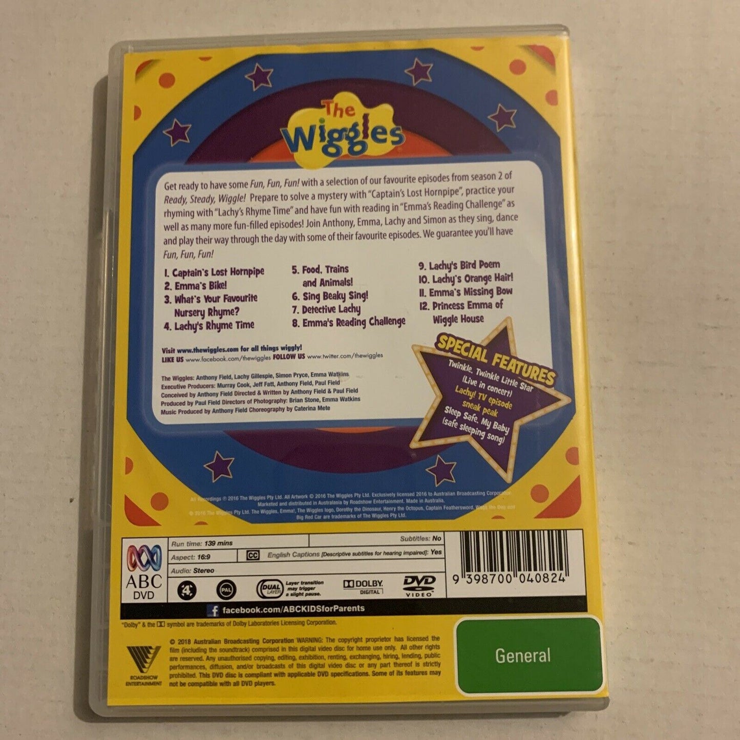 The Wiggles - Fun, Fun, Fun! (DVD, 2016) All Regions