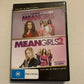 Mean Girls / Mean Girls 2 (DVD, 2013, 2-Disc)  Lindsay Lohan. Region 4 & 2