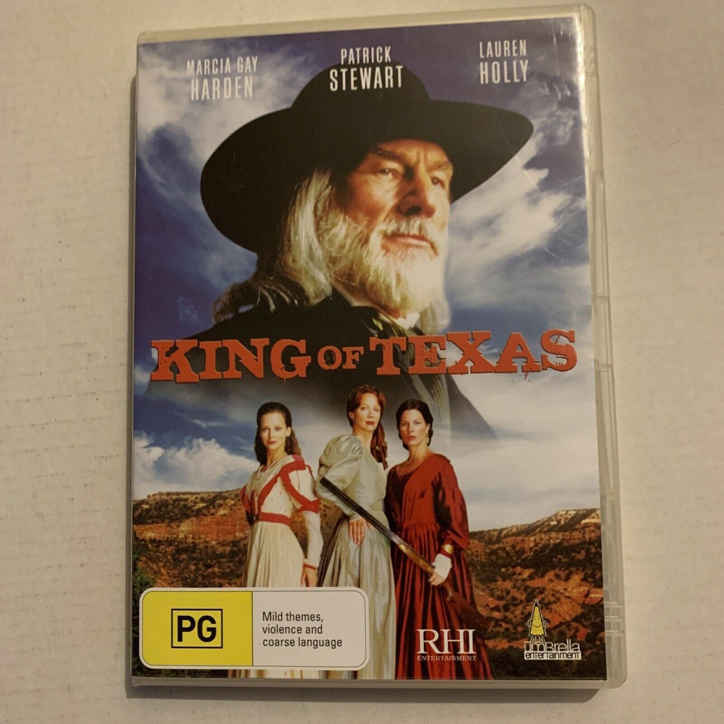 King Of Texas (DVD, 2001) Patrick Stewart All Regions