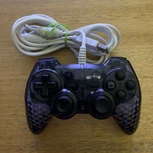 HORI PS3 HoriPad 3 Mini For PlayStation 3 USB Controller Turbo Transparent Black