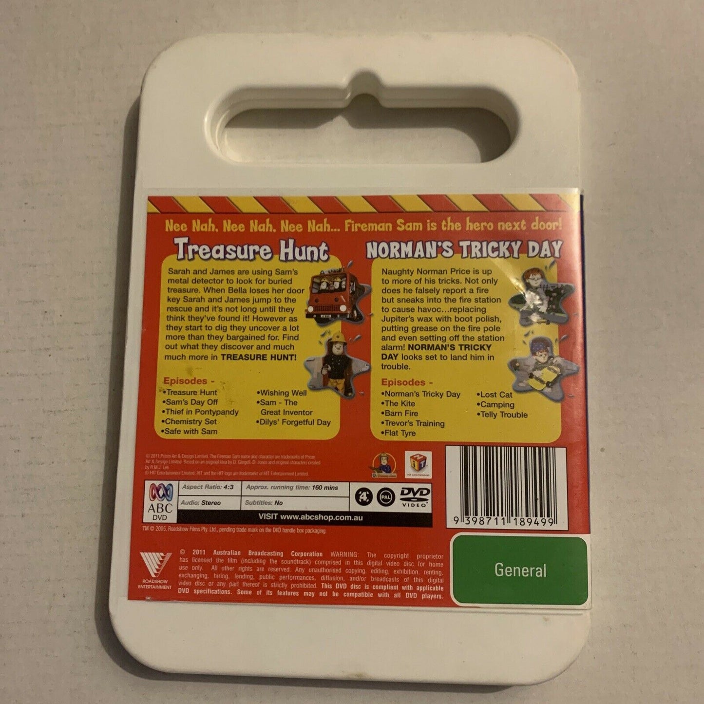 Fireman Sam - Norman's Tricky Day / Treasure Hunt (DVD, 2011)