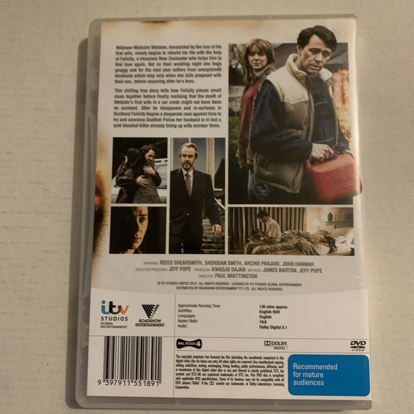 The Widower (DVD, 2013) Sheridan Smith, Reece Shearsmith Region 4