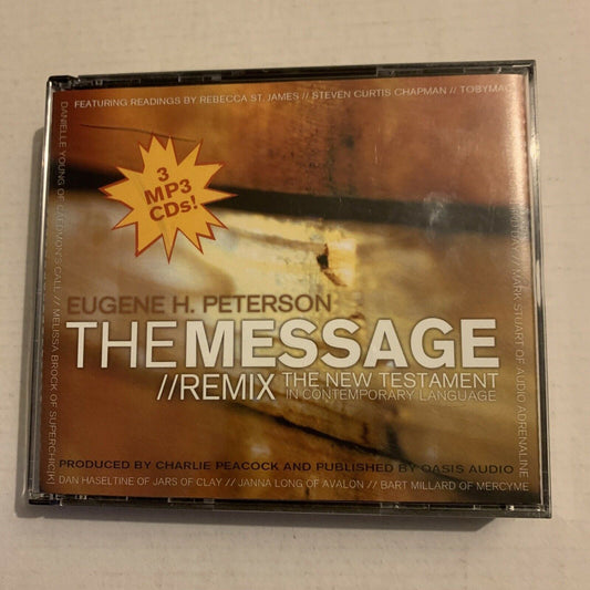 The Message REMIX The New Testament (Audio CD, 3-Disc Set) - APPROX 20 HOURS