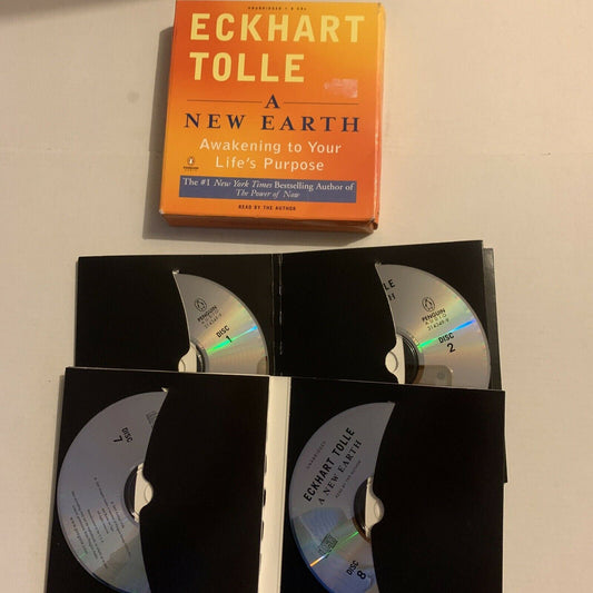 A New Earth: Awakening Your Life's Purpose by Tolle, Eckhart CD-AUDIO 8-Disc