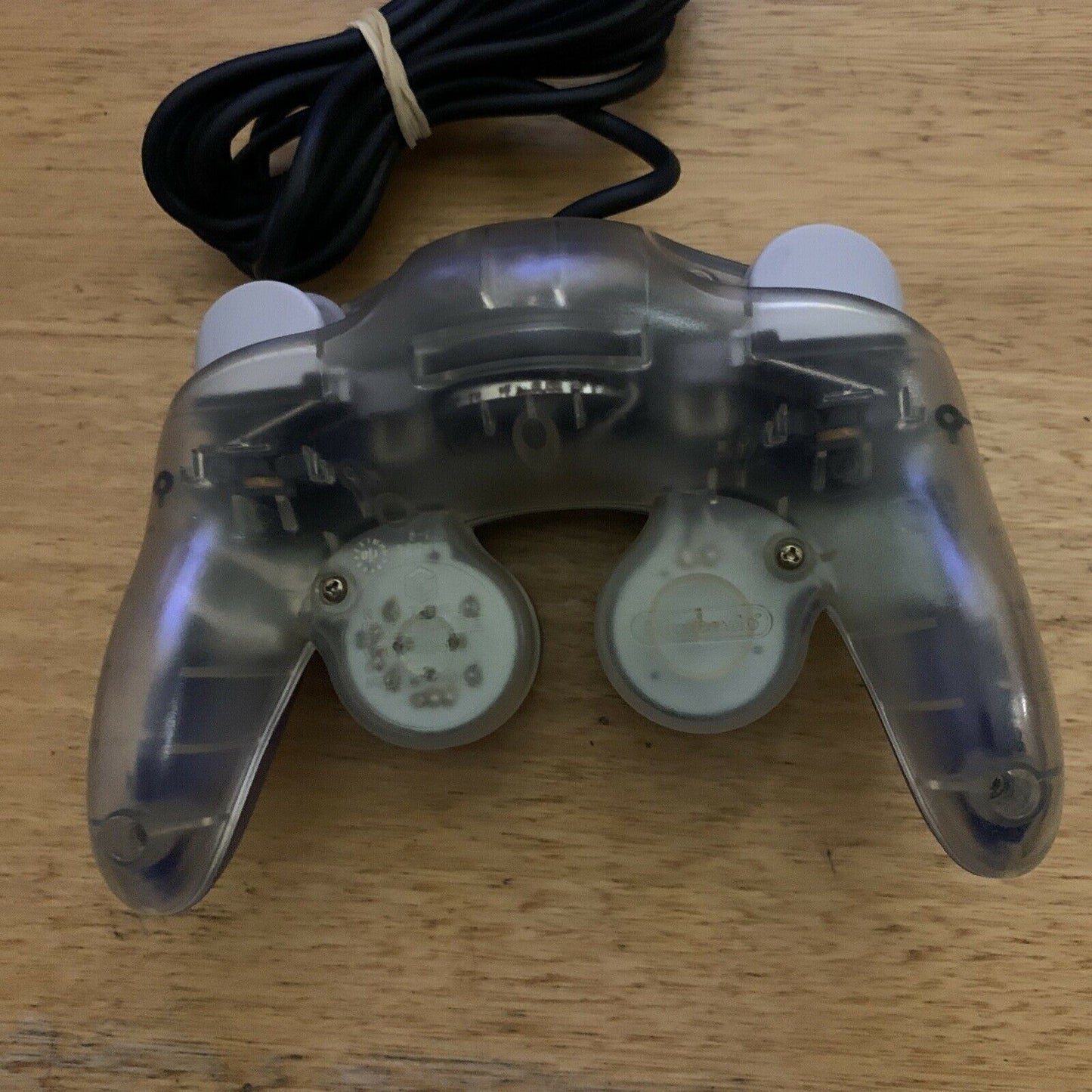 Genuine Nintendo GameCube Controller Blue & Transparent DOL-005