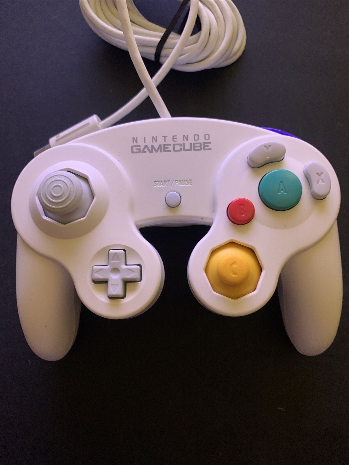 Genuine Official Nintendo GameCube Controller White Rare DOL-003
