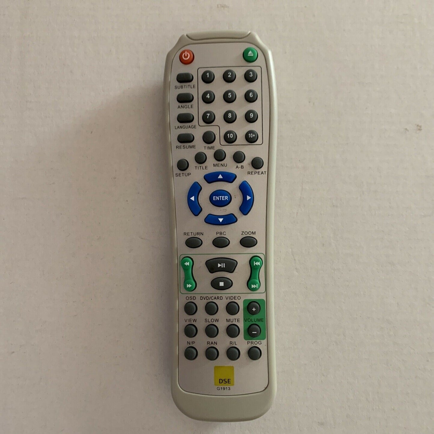 Genuine Dick Smith DSE G1913 Remote Control For DVD Player