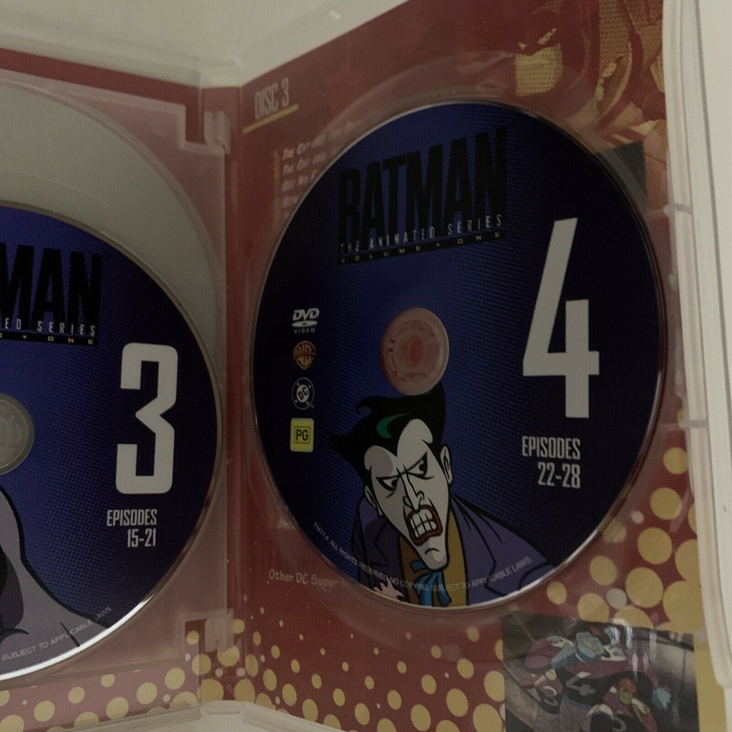 Batman Animated : Series 1 : Vol 1 (DVD, 1992, 4-Disc) Region 4&2