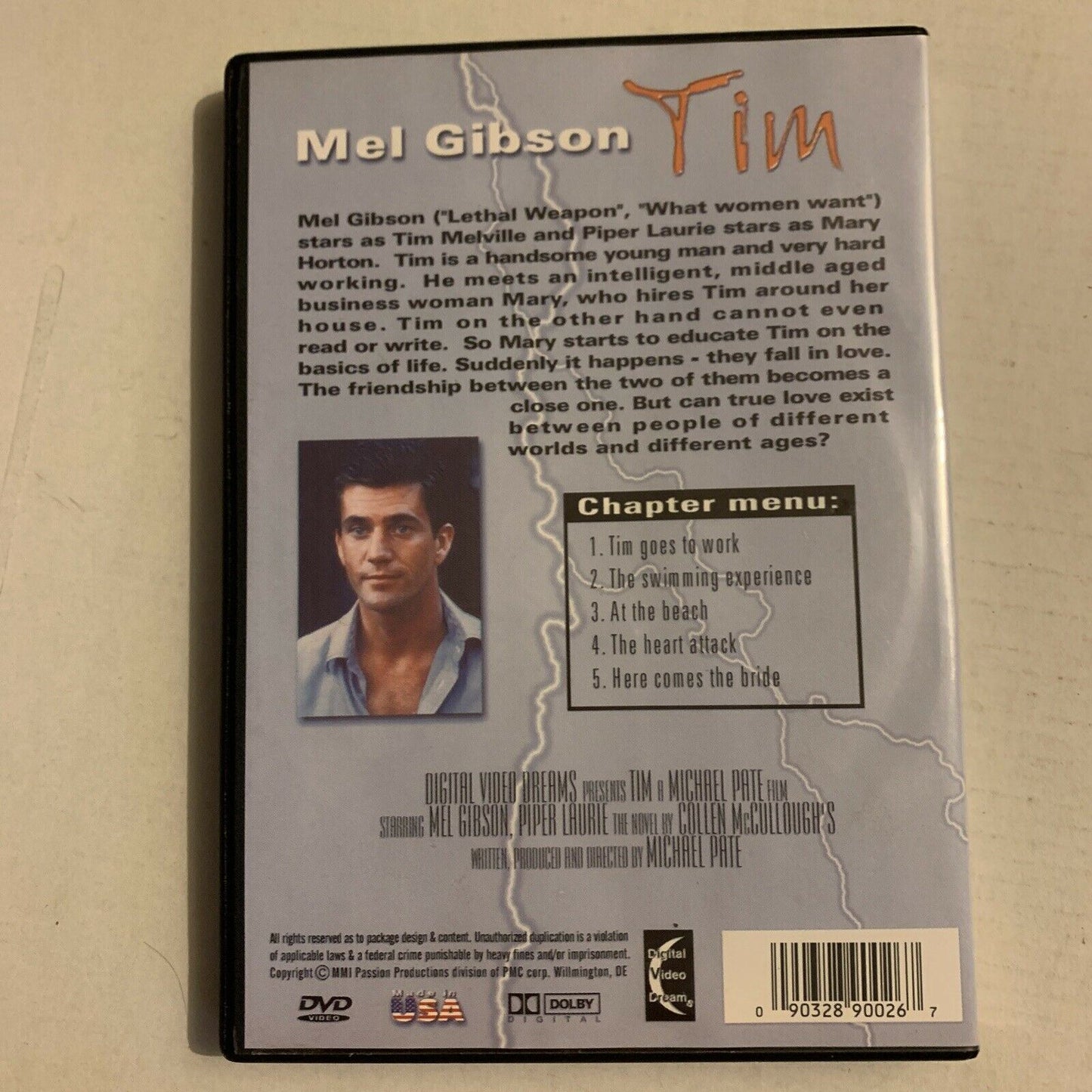 Tim (DVD, 1979) Mel Gibson. All Regions