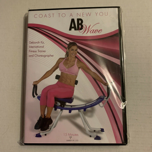Coast to a New You: AB Wave (DVD, 2011) Deborah Ks. All Regions NEW