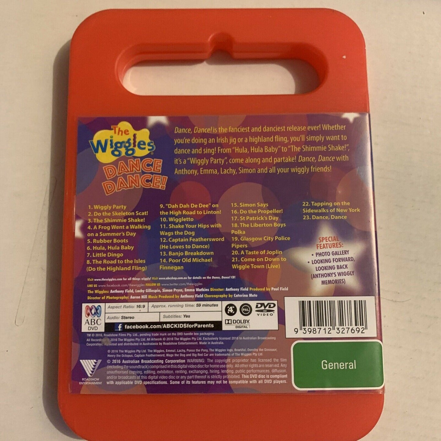 4x The Wiggles DVD: Sailing The World / Wiggle House / Hot Potatoes / Dance