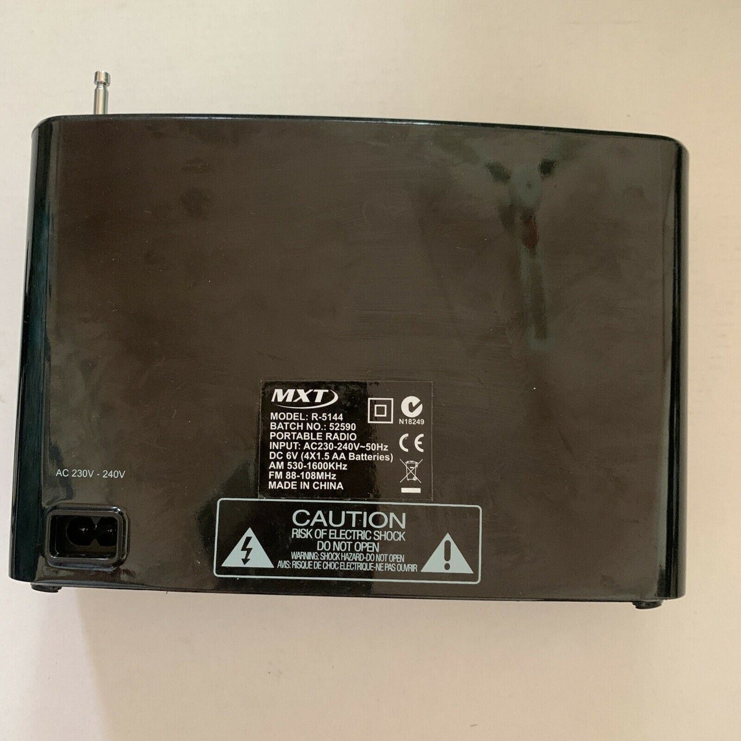 MXT AM/FM Portable Radio Model R-5144