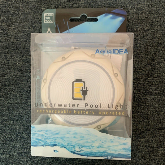 AquaIDEA - Underwater Pool Light - Rechargeable Battery Operated