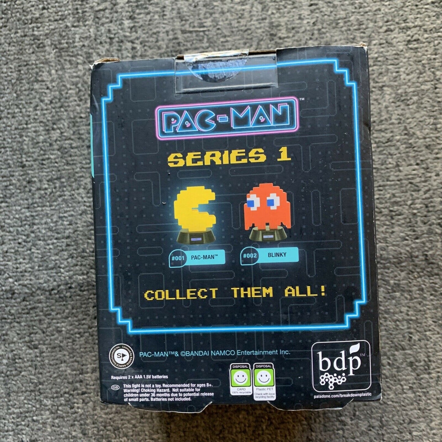 Paladone Icon Pac-Man Icon Light Lamp Mini 3D Memorabilia Lantern desk
