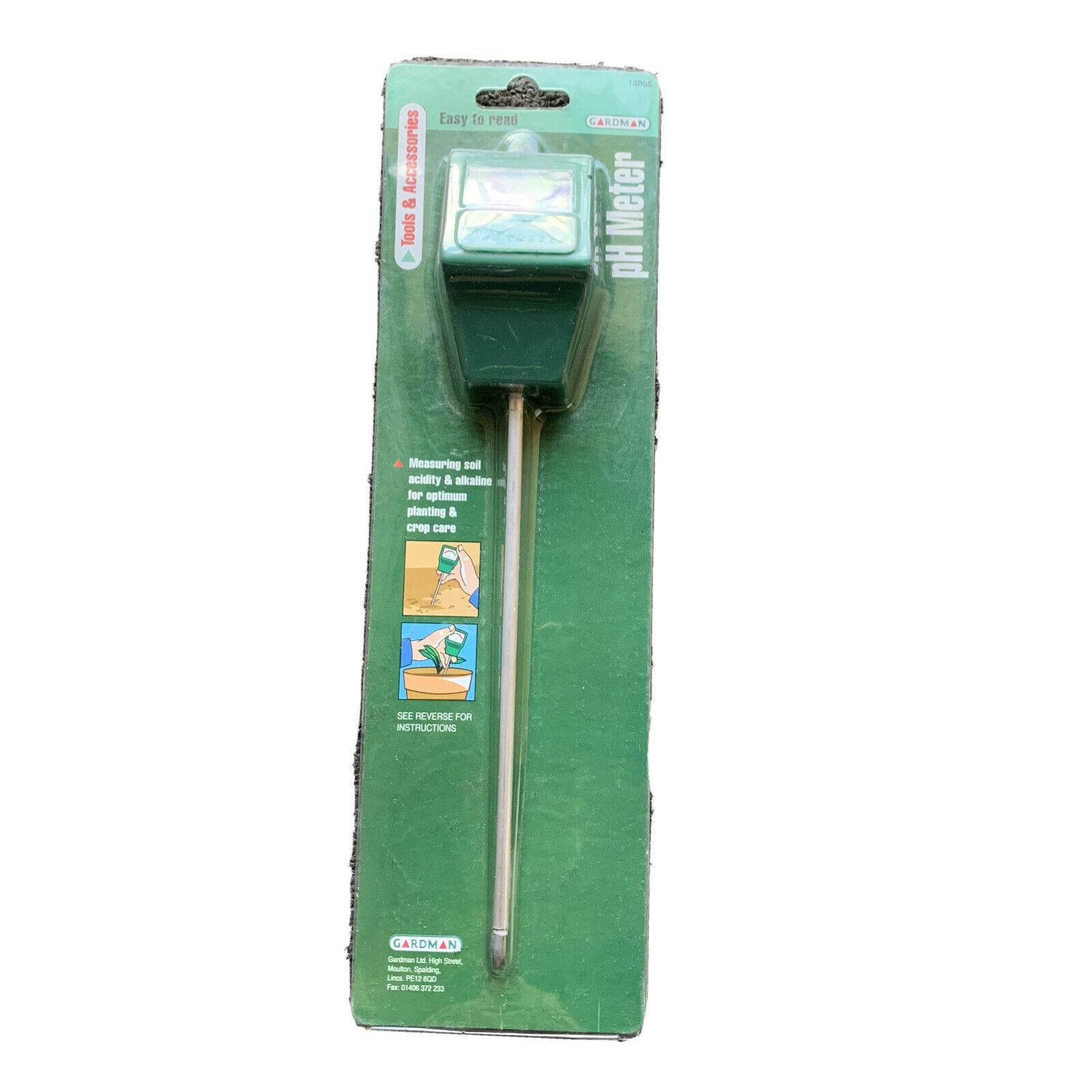 Gardman Soil pH Meter Probe Instantly Test Soil Alkalinity or Acidit