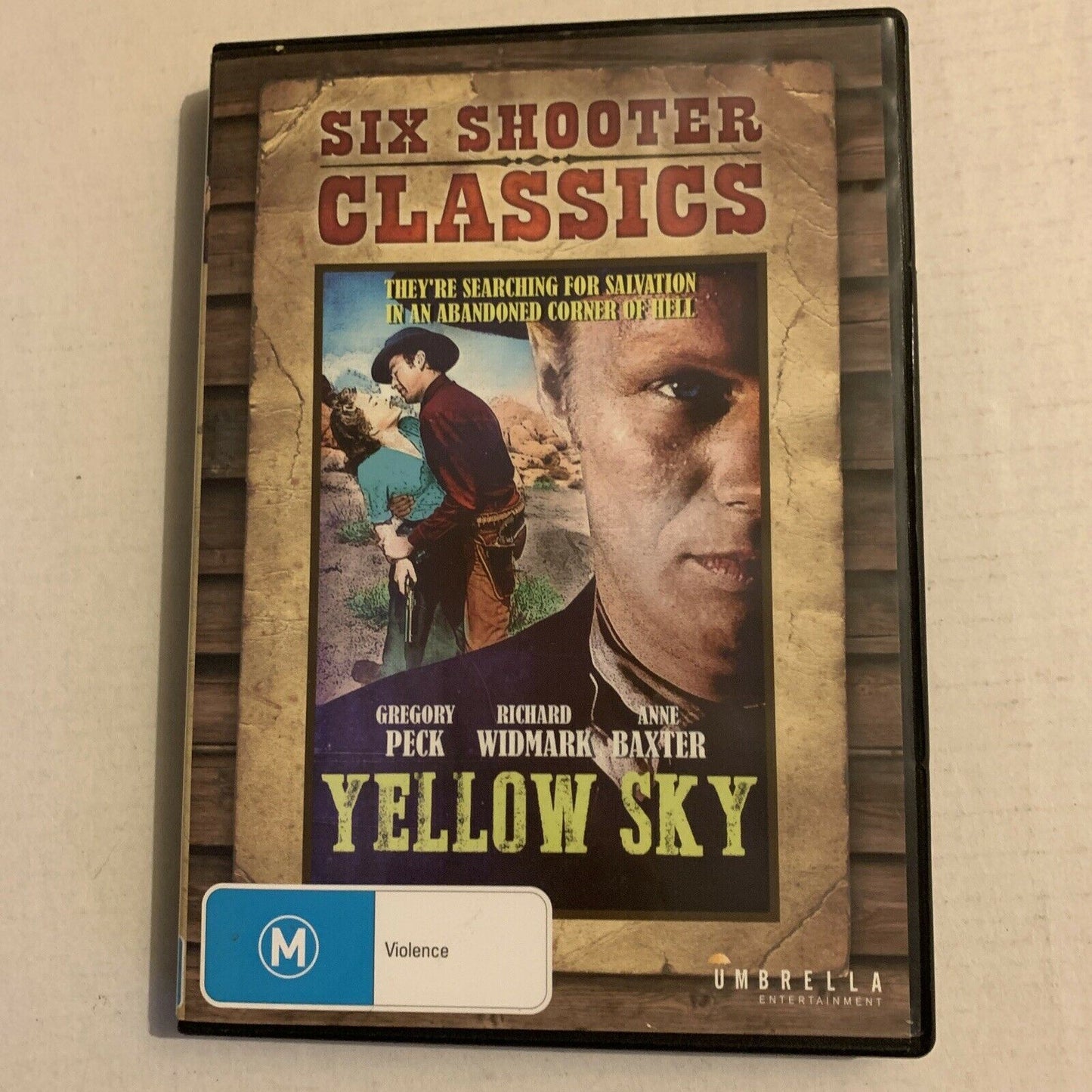 Yellow Sky (DVD, 1948) Gregory Peck, Anne Baxter. Region 4