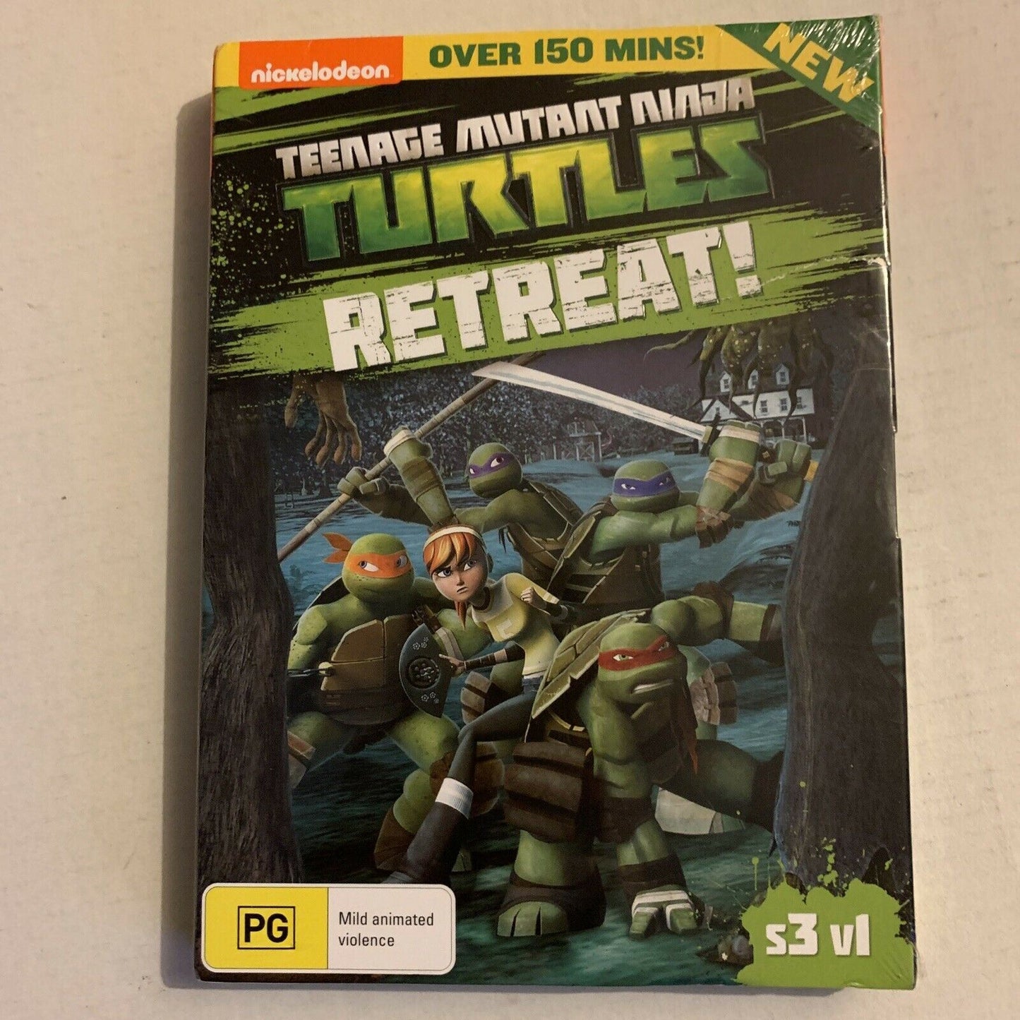 *New Sealed* Teenage Mutant Ninja Turtles - Retreat! (DVD, 2015) Region 4