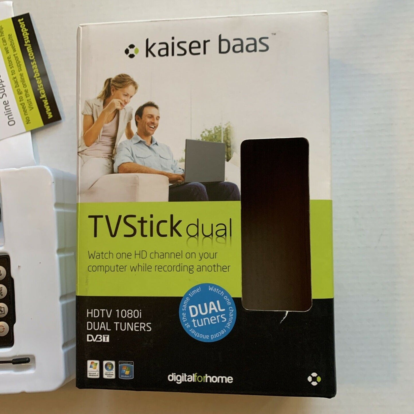Kaiser Baas TV Stick Dual USB Digital HDTV Tuner & Digital Radio FM with Remote