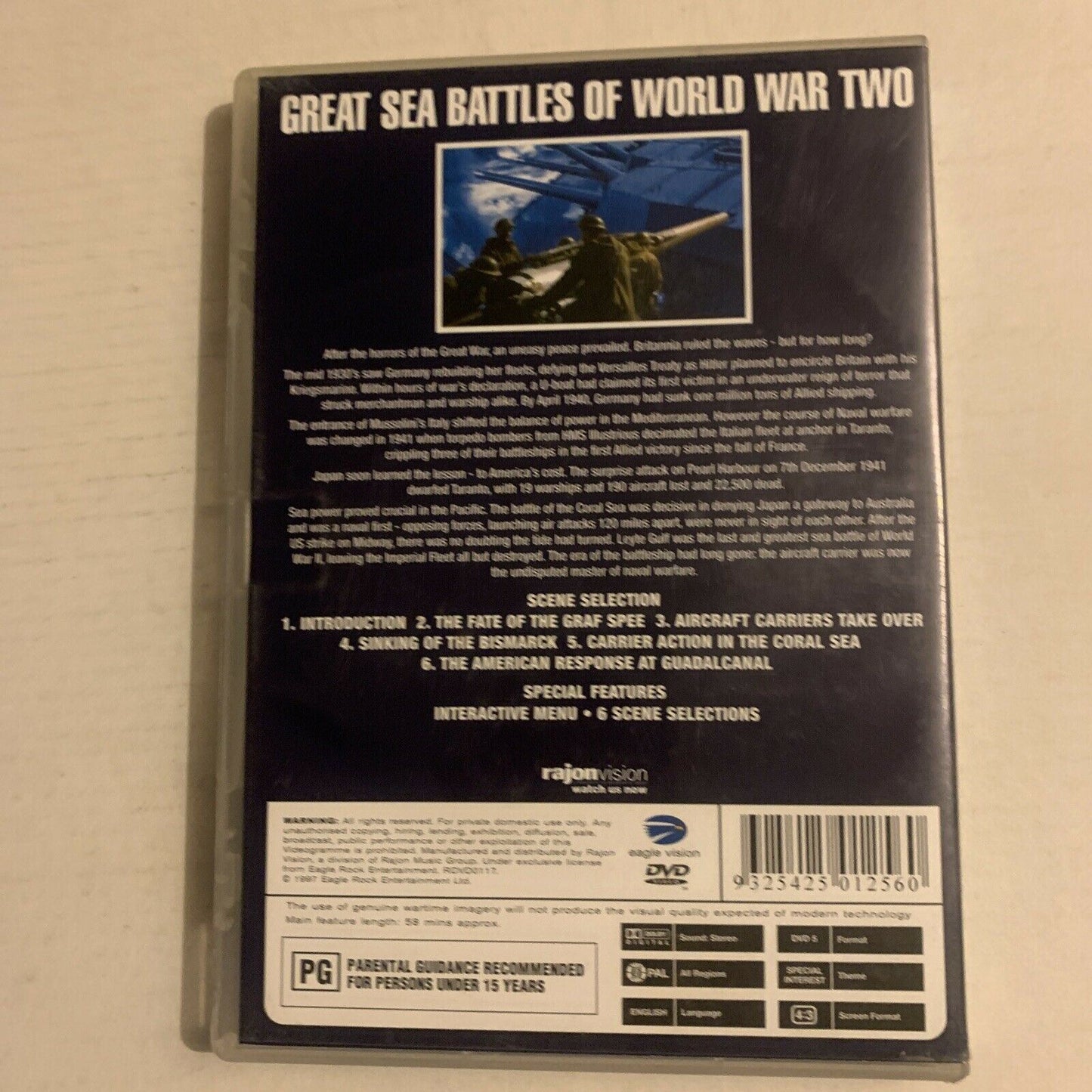 The War Files - Allied Fighters & Great Sea Battles Of WW2 (DVD, 1997, 2-Disc)