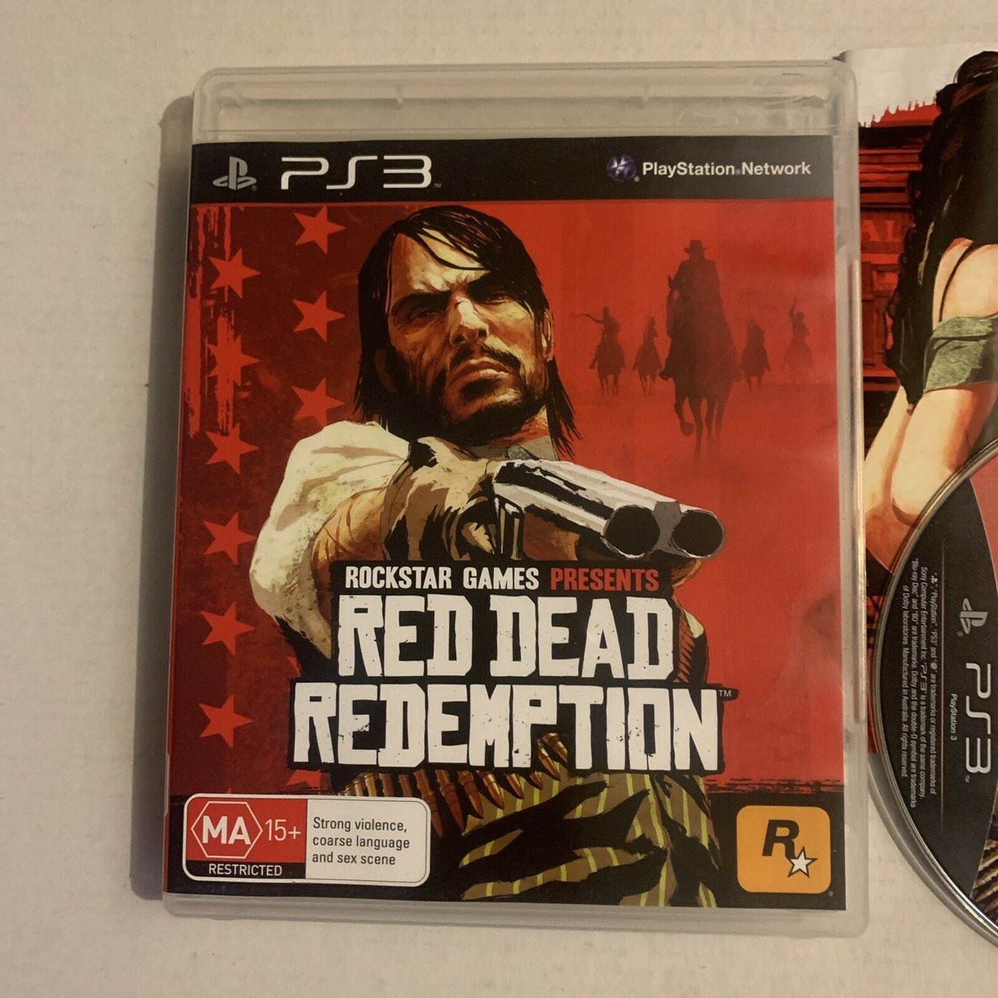 Red Dead Redemption (PlayStation 3, PS3) Complete + Manual No Map