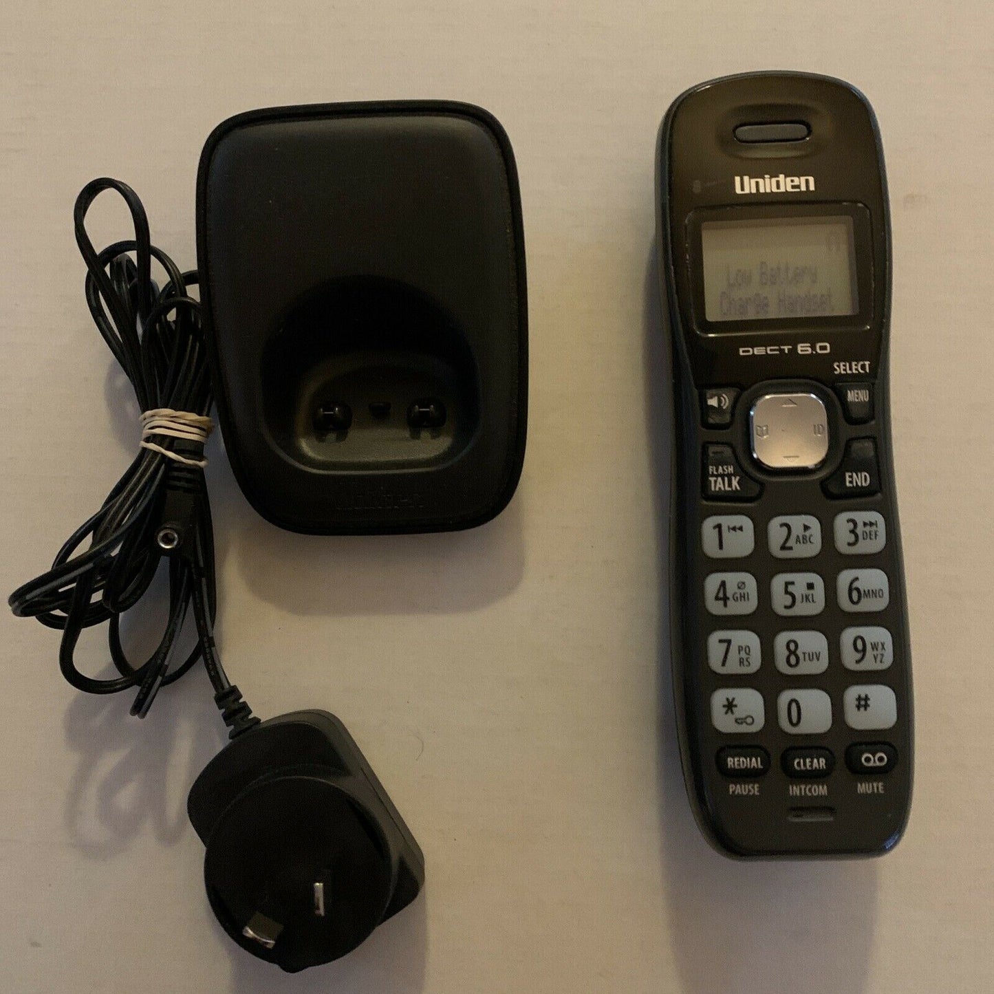 Uniden Cordless Telephone Charger & Uniden DECT 6.0 Handset