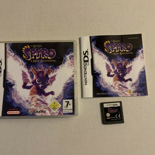 The Legend Of Spyro: A New Beginning (Nintendo DS) With Manual