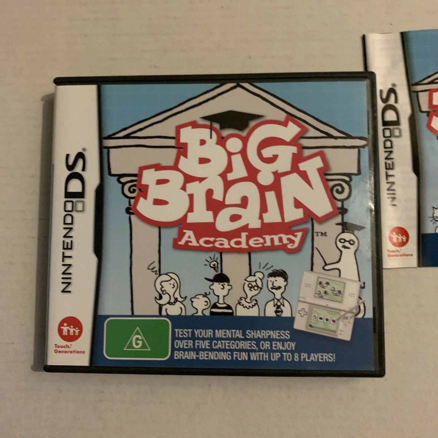 Big Brain Academy (Nintendo DS, 2005) With Manual