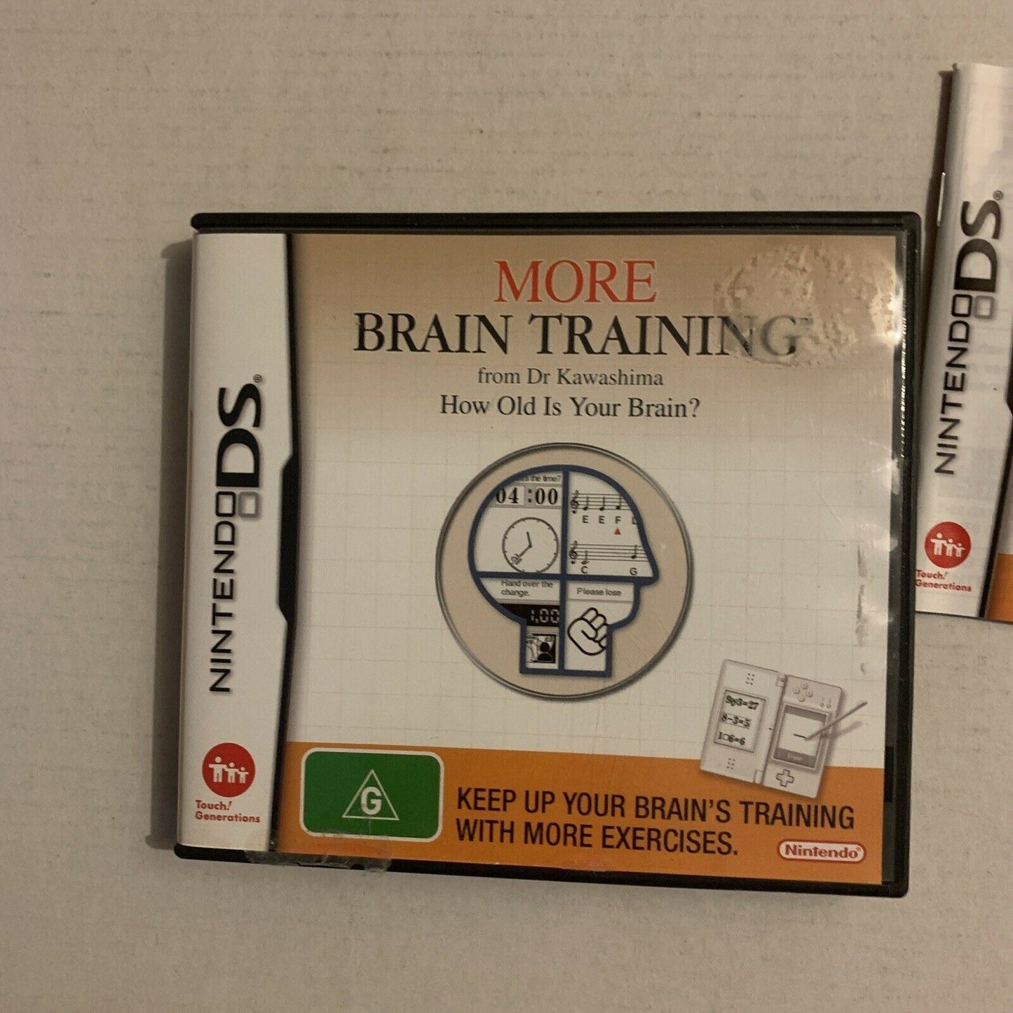 More Brain Training From Dr Kawashima (Nintendo DS) With Manual