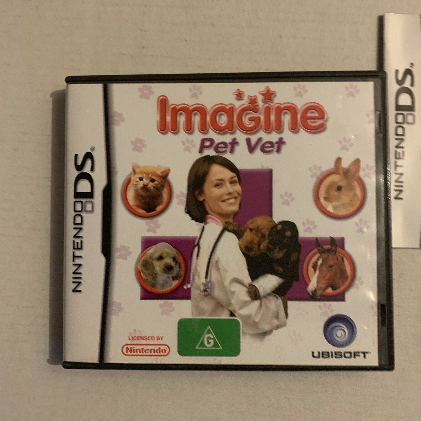 Imagine: Pet Vet (Nintendo DS, 2007, Ubisoft) - Includes Manual