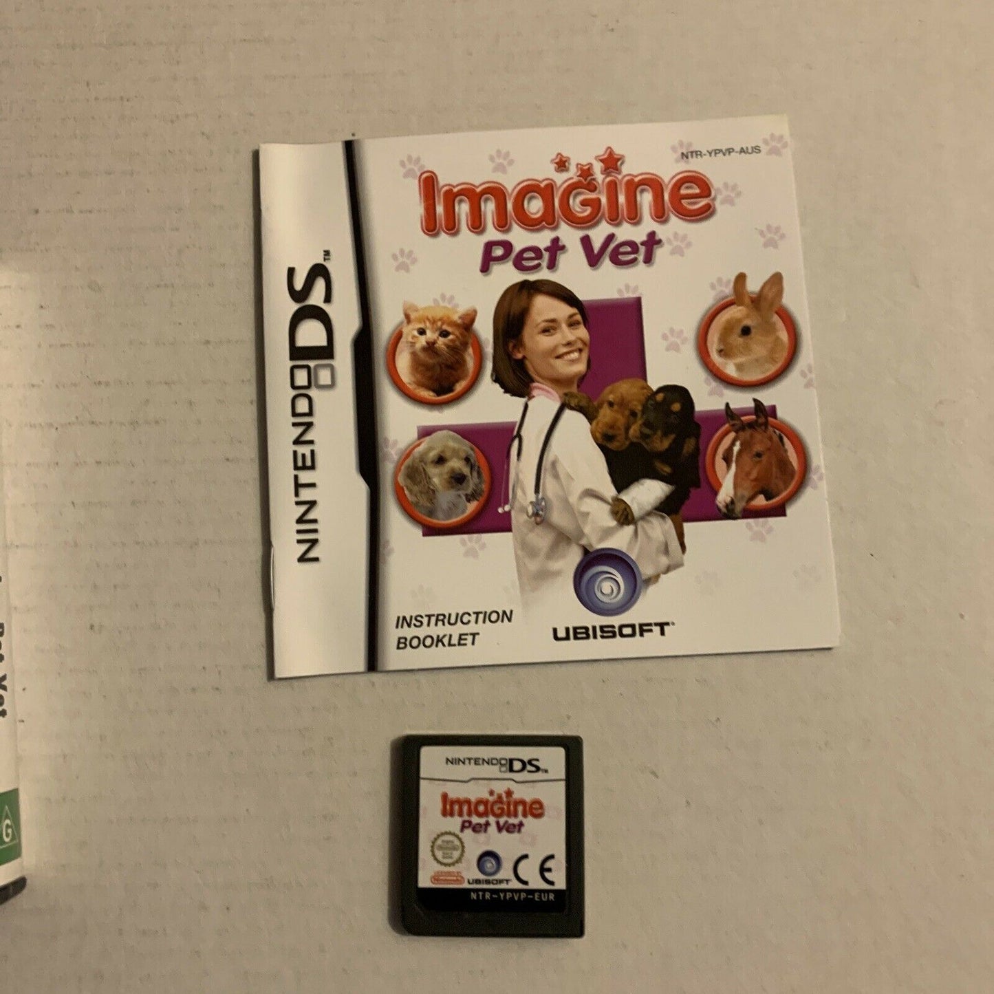 Imagine: Pet Vet (Nintendo DS, 2007, Ubisoft) - Includes Manual