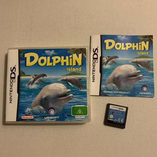 DOLPHIN ISLAND (Nintendo DS) With Manual