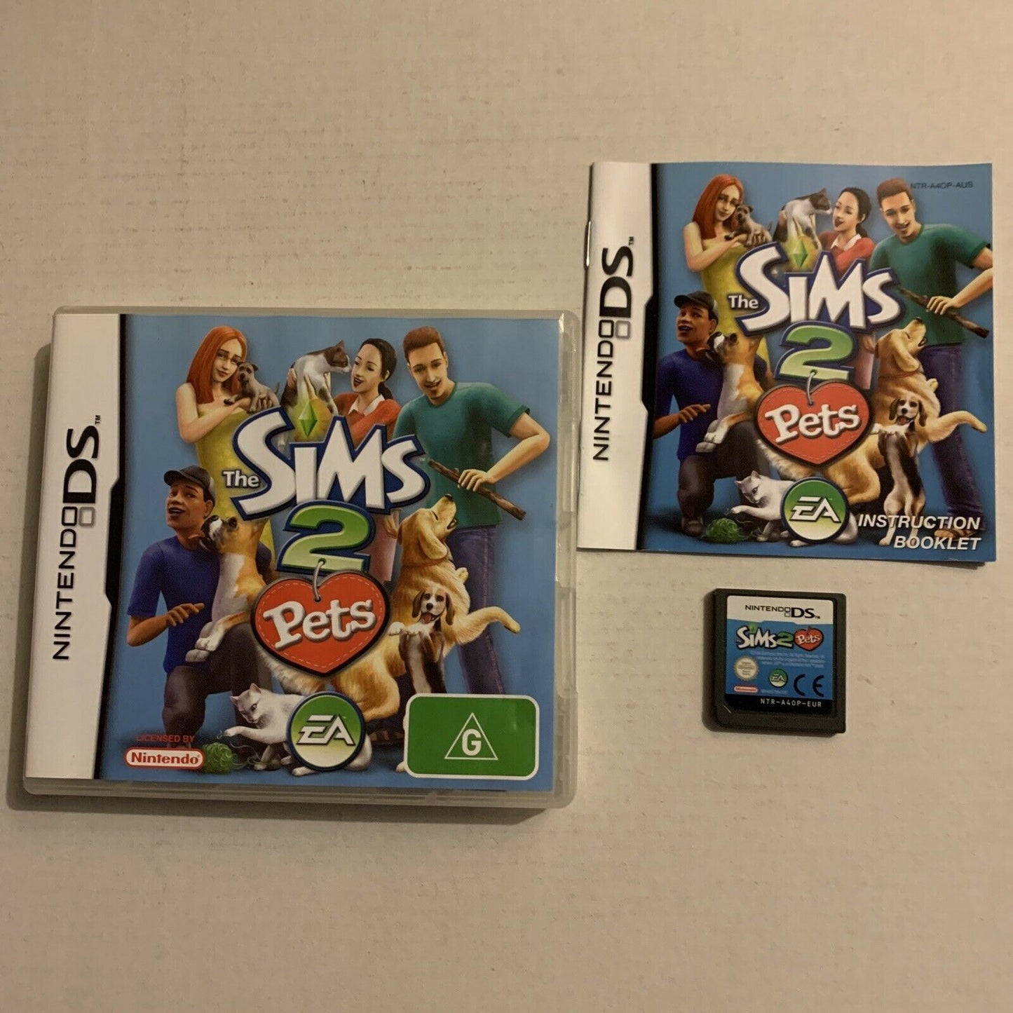 The Sims 2: Pets - Nintendo DS Game with Manual