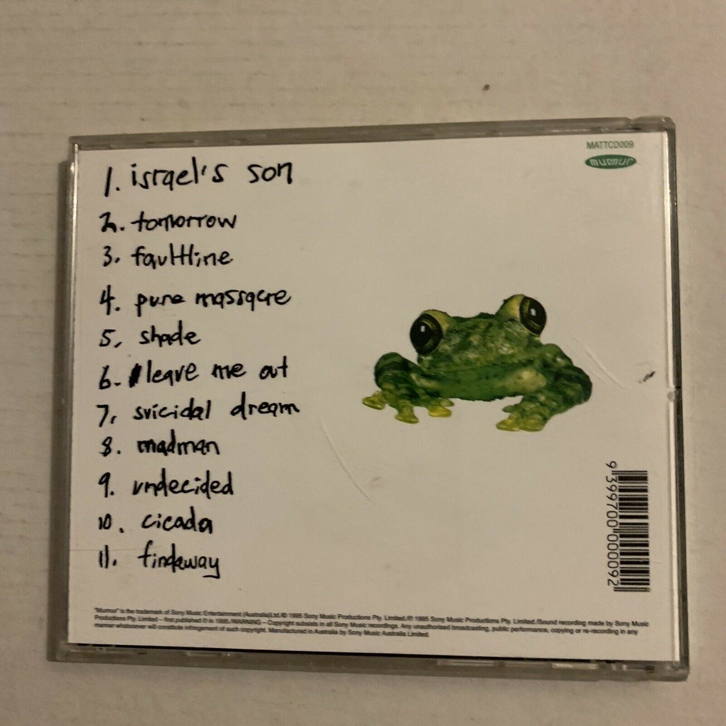 Silverchair: Frogstomp (CD, 1995, Sony (Australia))