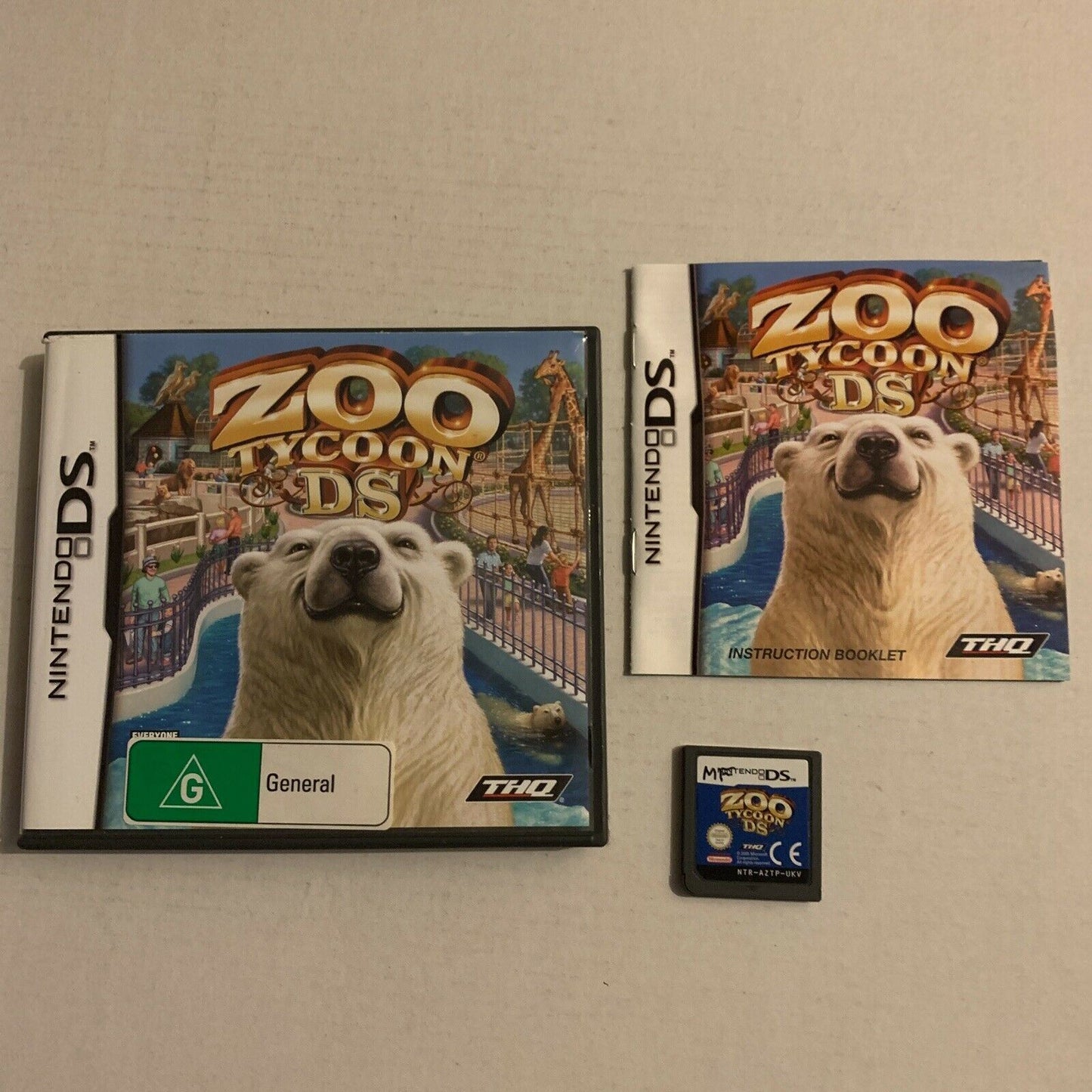 Zoo Tycoon DS - Nintendo DS With Manual