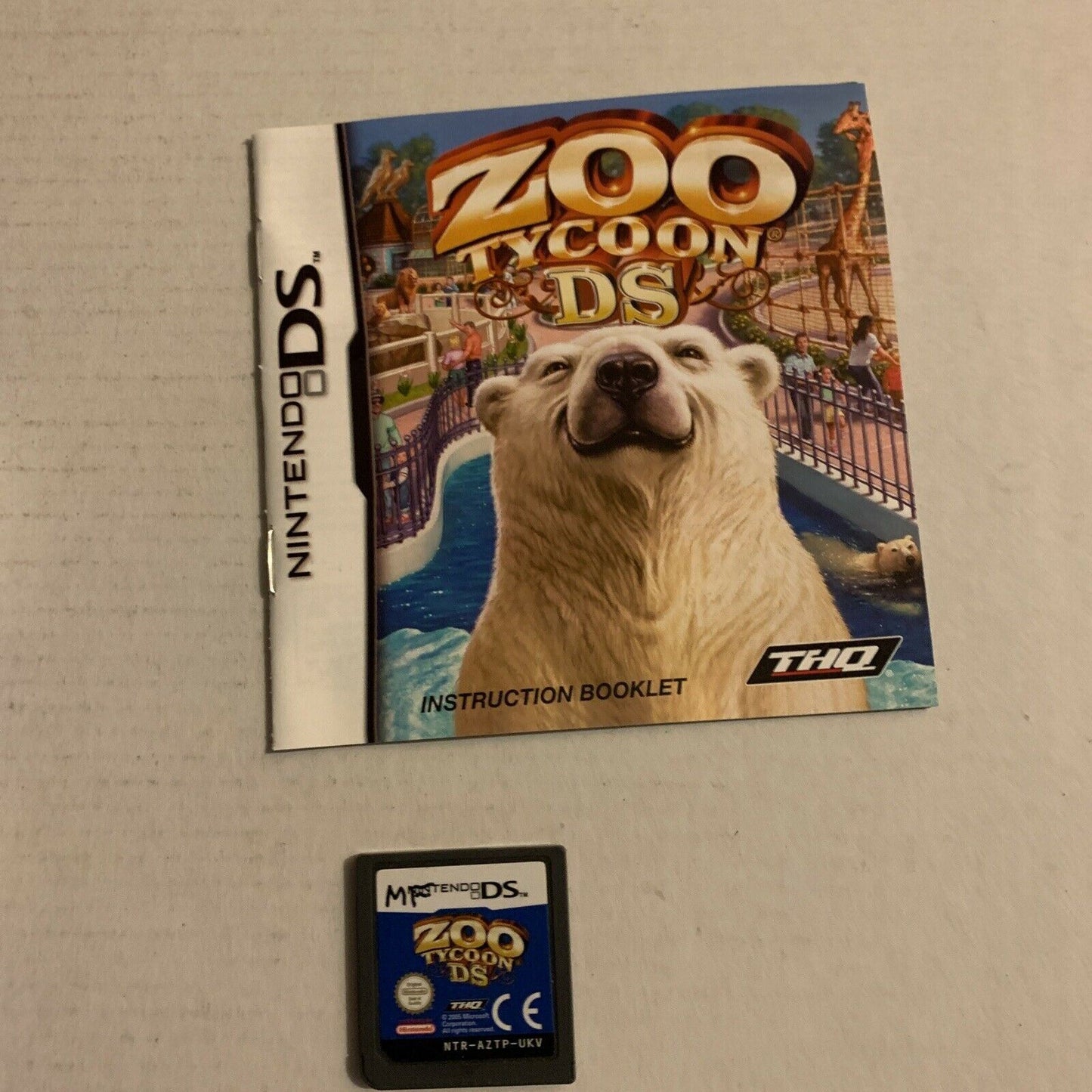 Zoo Tycoon DS - Nintendo DS With Manual