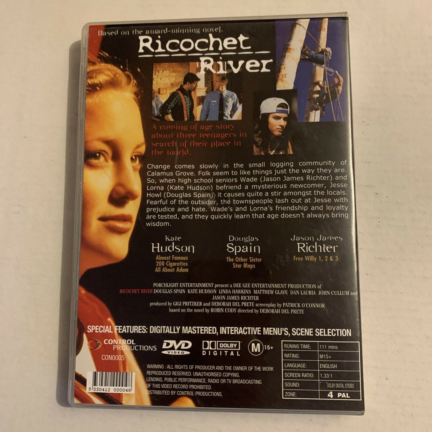 Ricochet River (DVD, 2001) Kate Hudson, Douglas Spain