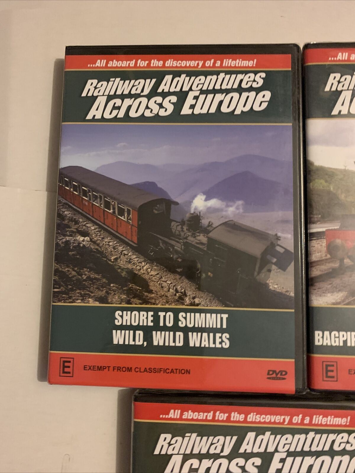 *New Sealed* 5x Railway Adventures Across Europe DVD Train Documentary. Region 4