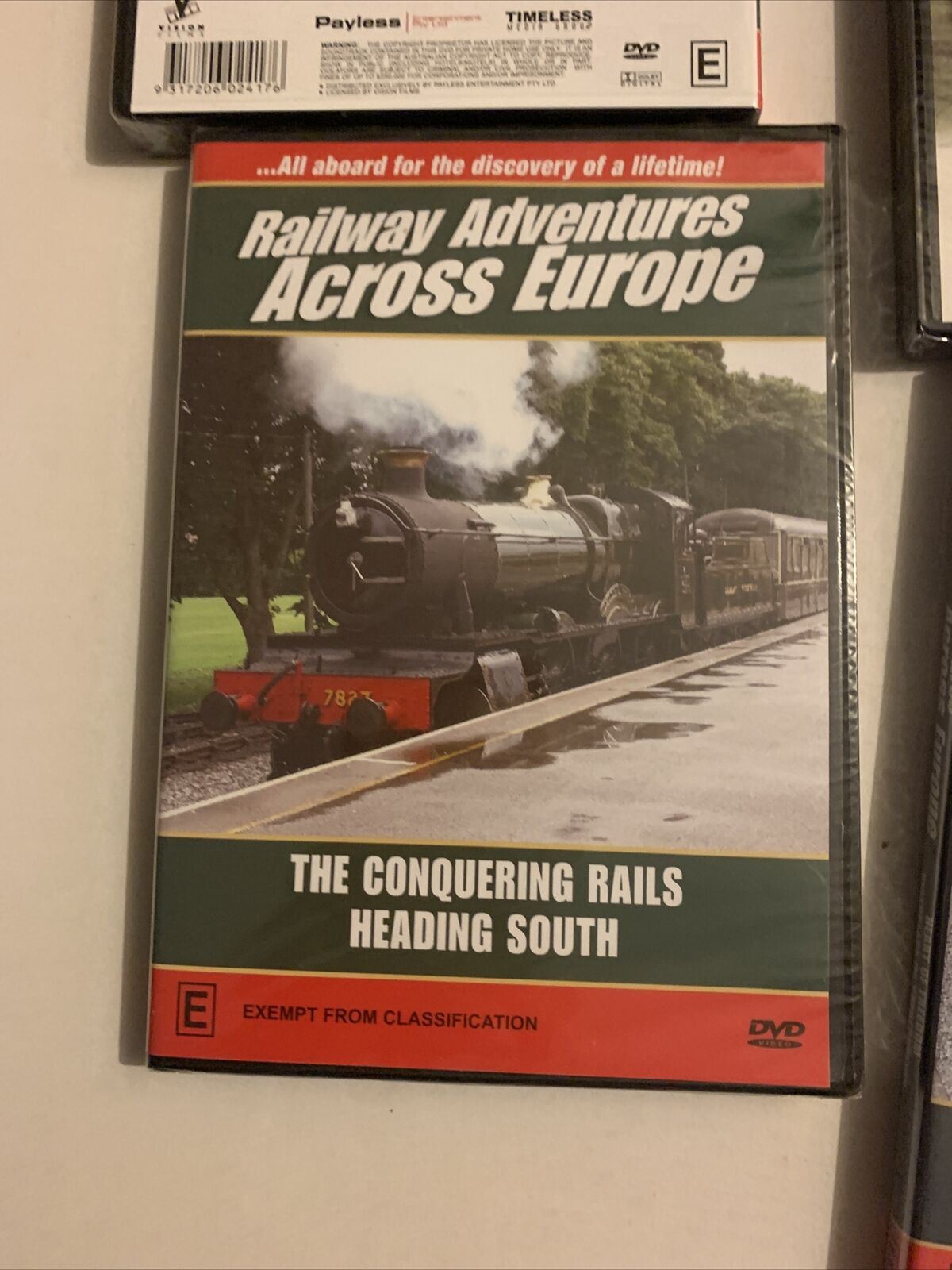 *New Sealed* 5x Railway Adventures Across Europe DVD Train Documentary. Region 4