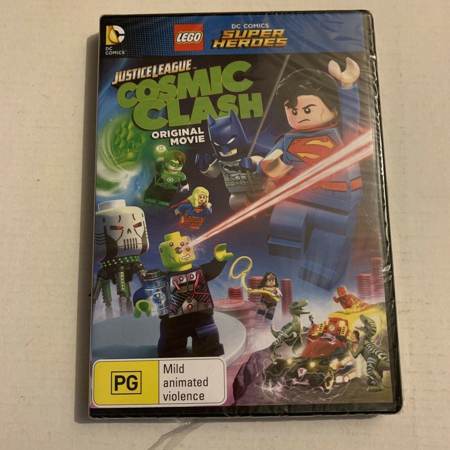 *New Sealed* LEGO - Justice League - Cosmic Clash (DVD, 2016) Region 4
