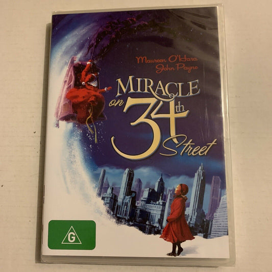 *New Sealed* Miracle on 34th Street (DVD, 1946) Maureen O'Hara Region 4